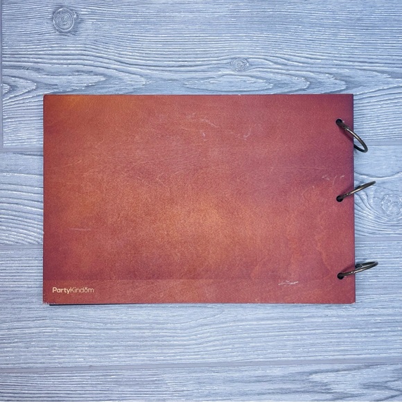 Our Adventure Book Wooden Scrapbook Photo Album Book Anniversary Wedding Gift - Picture 2 of 5